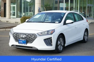 Used 2022 Hyundai IONIQ HYBRID Blue for sale in Lynnwood, WA — photo 1