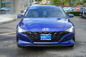 Used 2023 Hyundai ELANTRA HYBRID Blue for sale in Lynnwood, WA — photo 2