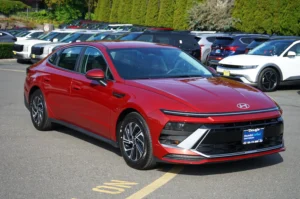 Used 2026 Hyundai SONATA HYBRID Blue for sale in Lynnwood, WA — photo 3